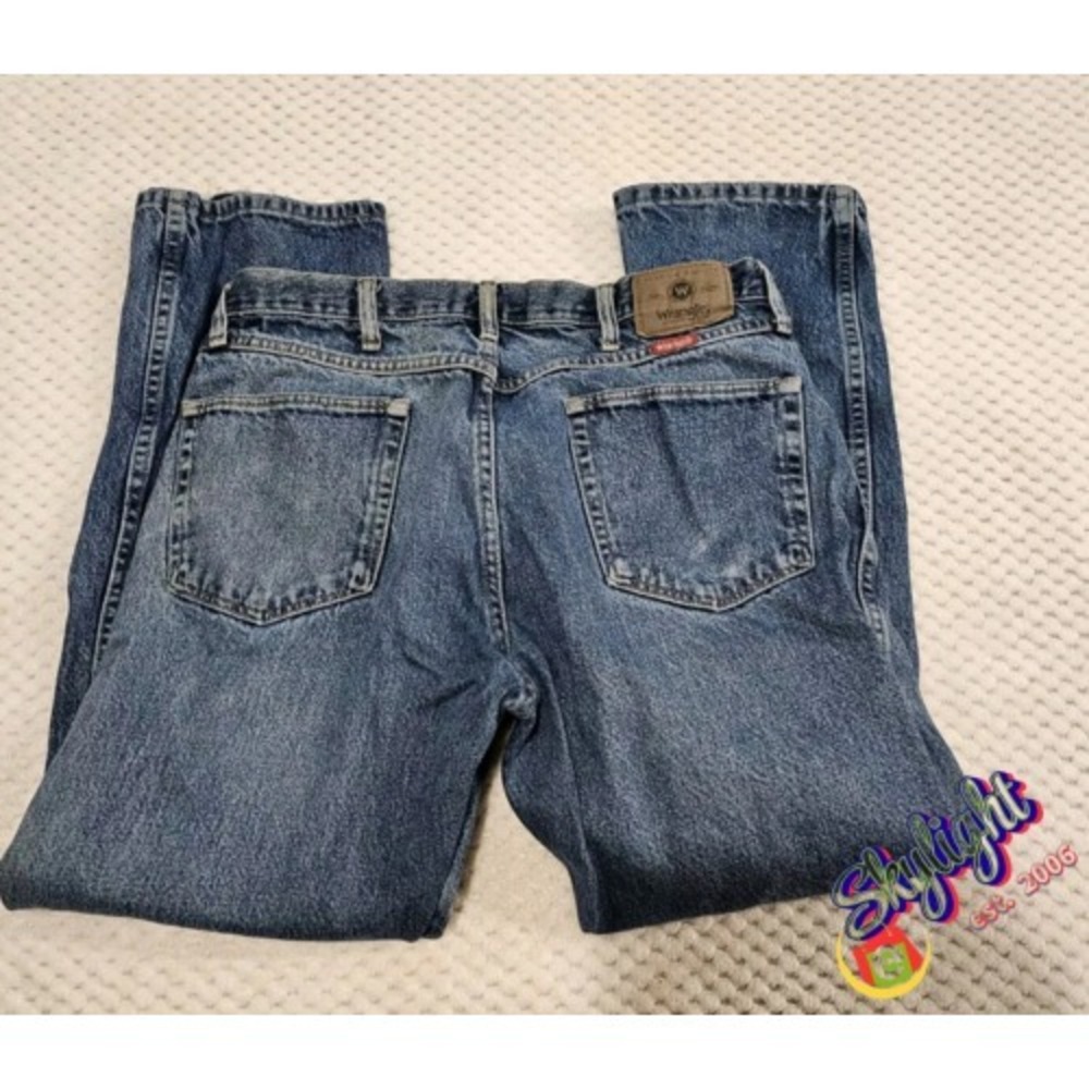 Wrangler Men's Blue Authentic Regular Fit Jeans 96501mr Size‎ 36 X 29
